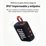 Parlante Jbl Go 3 Rosado Bluetooth - Imagen 3