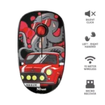 Mouse Trust Inalámbrico Sketch rojo - Imagen 3