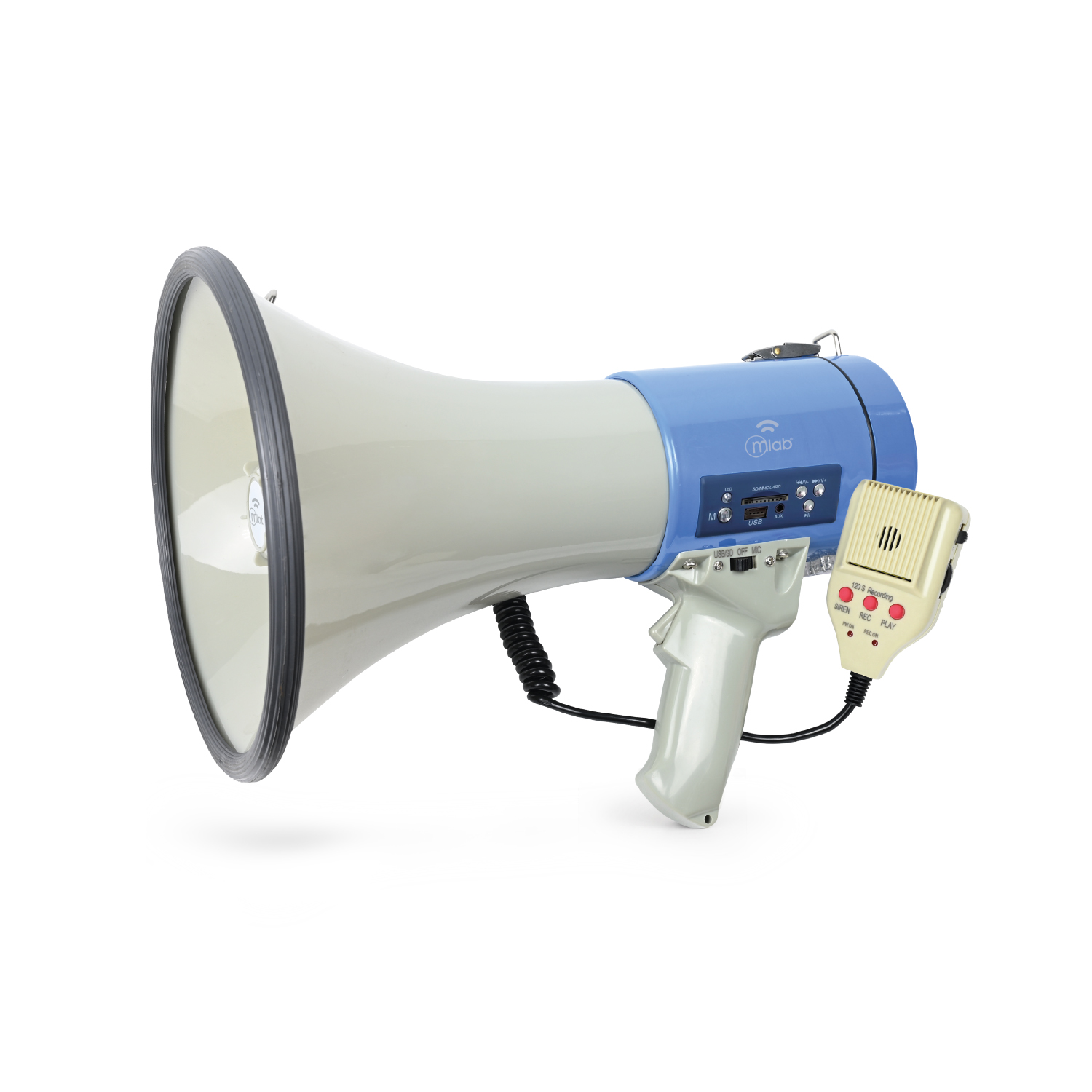 10015-01 Megafono Mlab Recargable 30W - Imagen 1