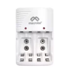 Cargador De Pilas Macrotel MW-1888  + 4 Pilas AA Recargables - Imagen 2
