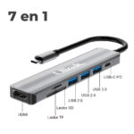 Adaptador Ulink Multipuertos USB-C 7 en 1 - Imagen 2