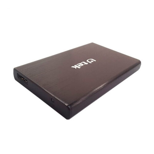 Cofre porta disco duro SATA 25 conexion USB 3.0 negro mod UT HDD030BL 01
